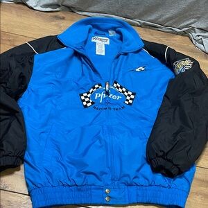 Nascar Racing Team Blue and Black Performance Jacket
